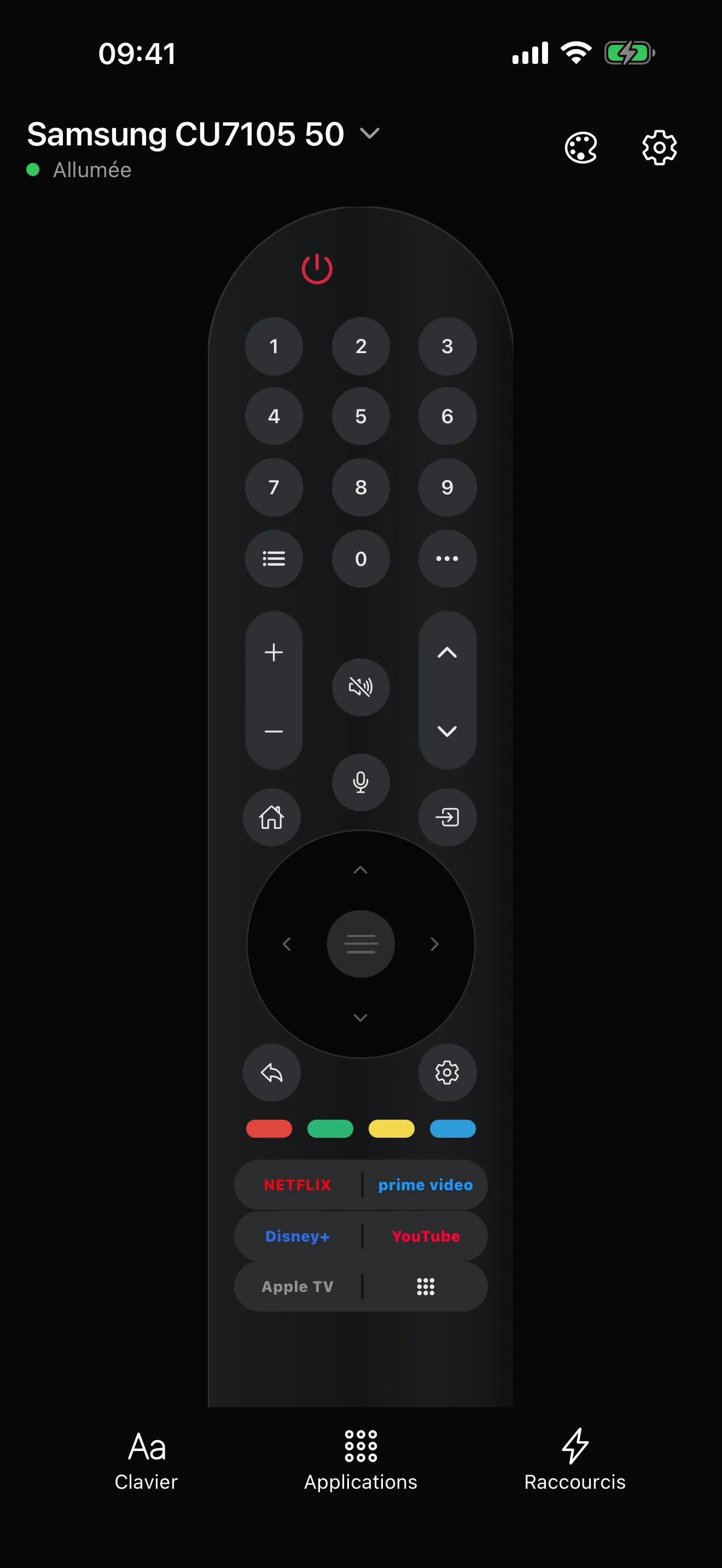 LG Magic Remote 2024, avec le pavé numérique